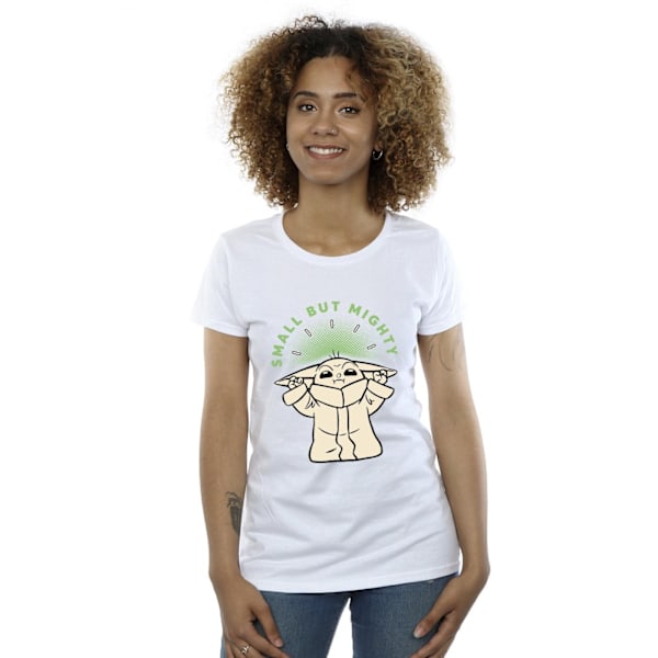 Star Wars Dam/Damer The Mandalorian Liten Men Mäktig Grogu White L