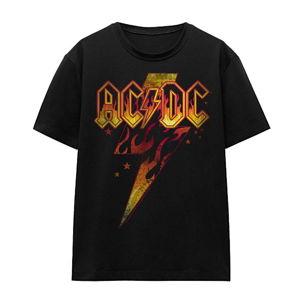 AC/DC Unisex Vuxen Fire Bolt T-Shirt XL Svart Black XL