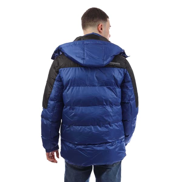 Crosshatch Herr Camptor Panelled Jacka L Blå Blue L