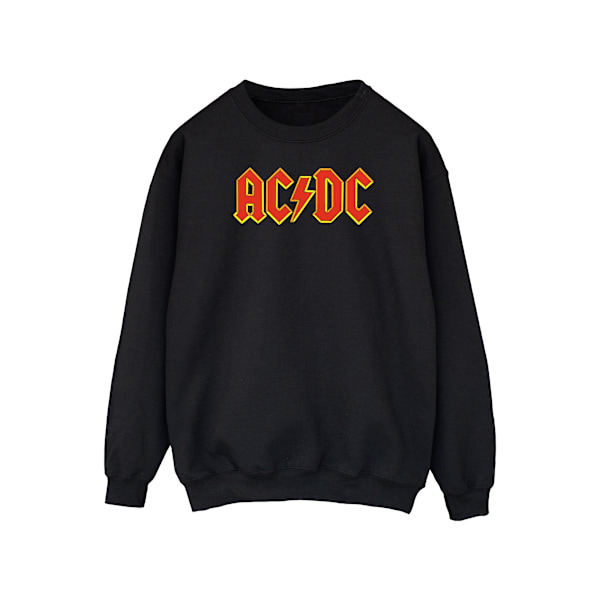 AC/DC Herrröd Logotyp Sweatshirt 4XL Svart Black 4XL