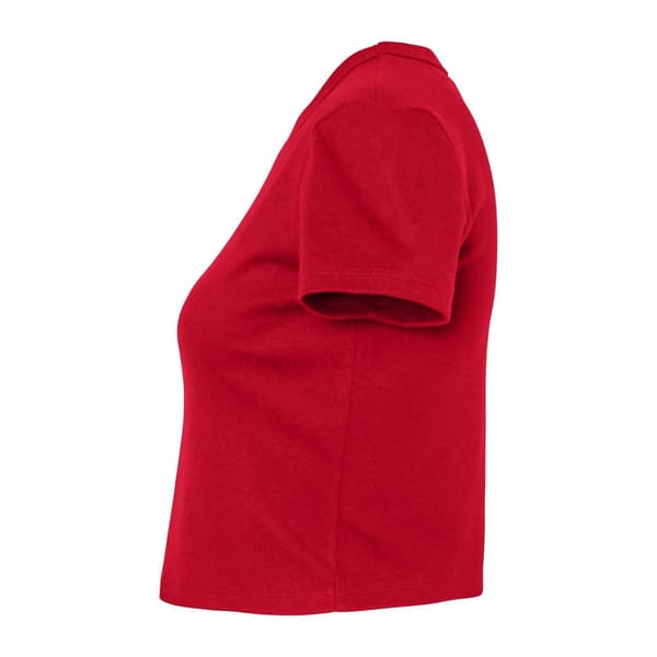 Bella + Canvas Dam/Dam Baby Micro-Rib T-shirt XXL Solid Röd Solid Red XXL