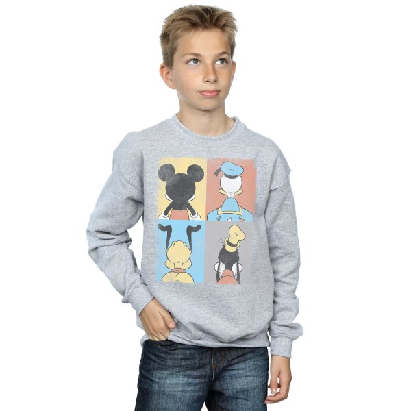 Disney Boys Musse Pigg Tröja med fyra ryggar 9-11 år Sport Sports Grey 9-11 Years