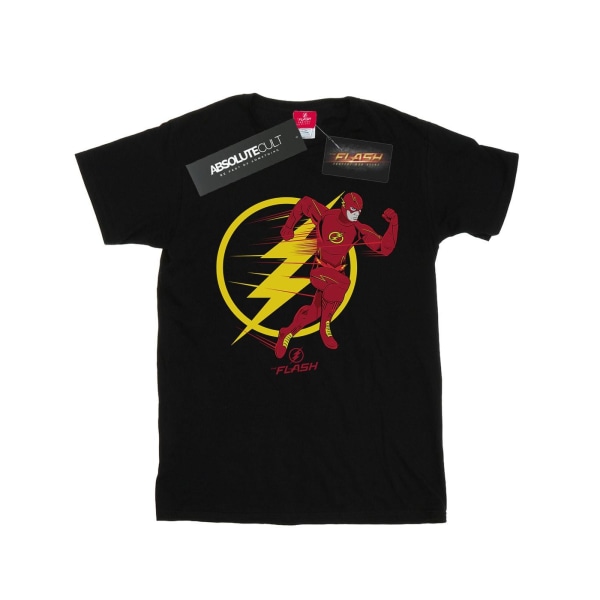 DC Comics Girls The Flash Running Emblem T-shirt i bomull 12-13 Y Sports Grey 12-13 Years