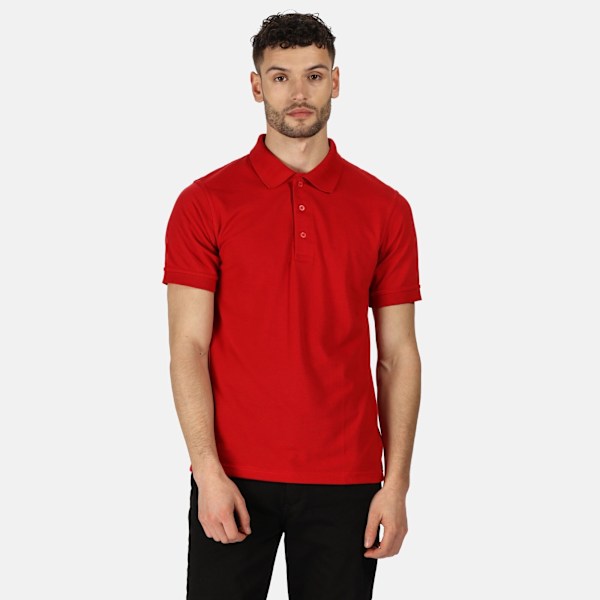 Regatta Professional Mens Classic 65/35 Kortärmad Poloskjorta Classic Red M