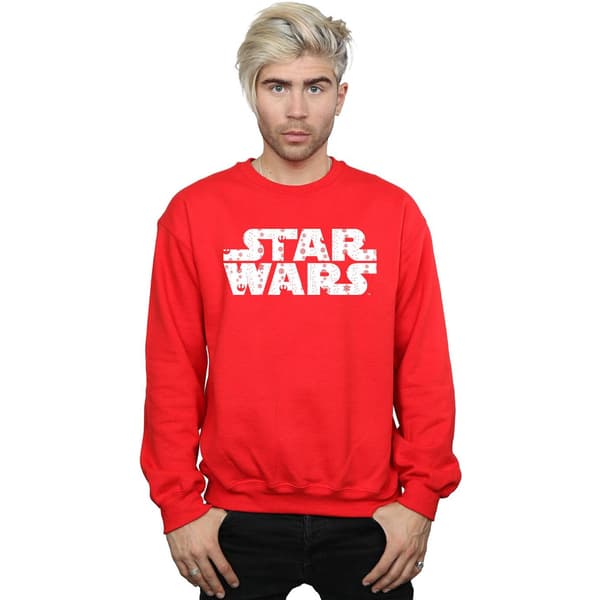 Star Wars Jultröja med logotyp för män, 3XL, röd Red 3XL
