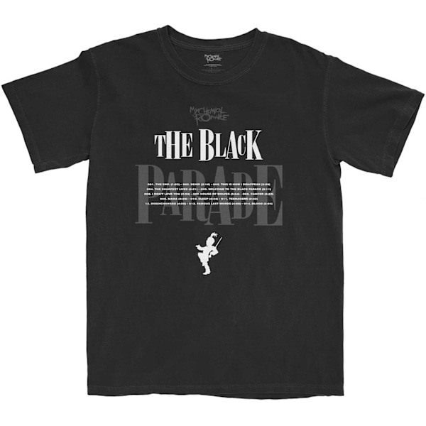My Chemical Romance Unisex Adult Track List T-Shirt S Svart Black S