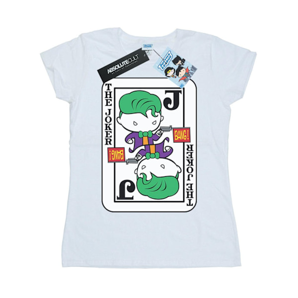 DC Comics Dam/Kvinnor Chibi Joker Spelkorts Bomull T-shirt White S