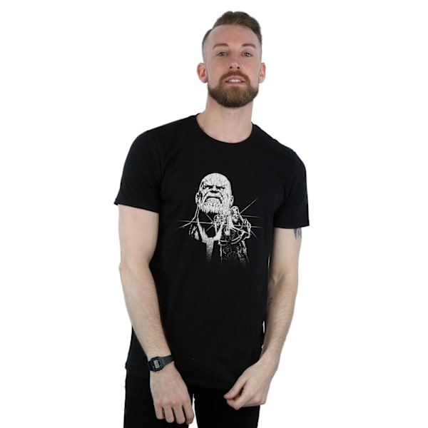 Avengers Infinity War Thanos Fiercest Bomull T-shirt 3XL B Black 3XL