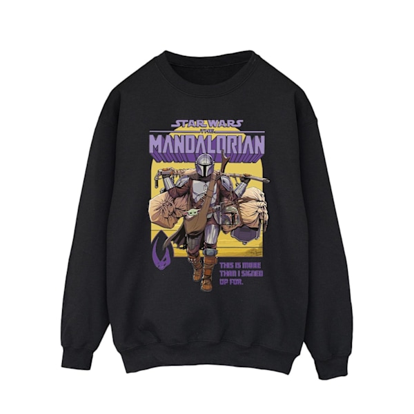 Star Wars Herr The Mandalorian More Than I Signed Up For Tröjor Black XXL