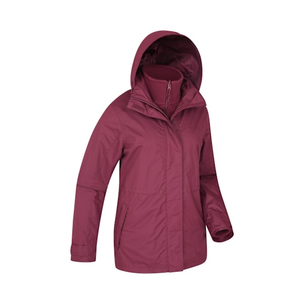 Mountain Warehouse Womens/Ladies Fell II 3 In 1 Jacket 12 UK Bu Burgundy 12 UK