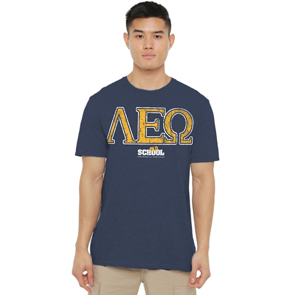 Old School Unisex Vuxen Leo T-Shirt M Marinblå Navy M
