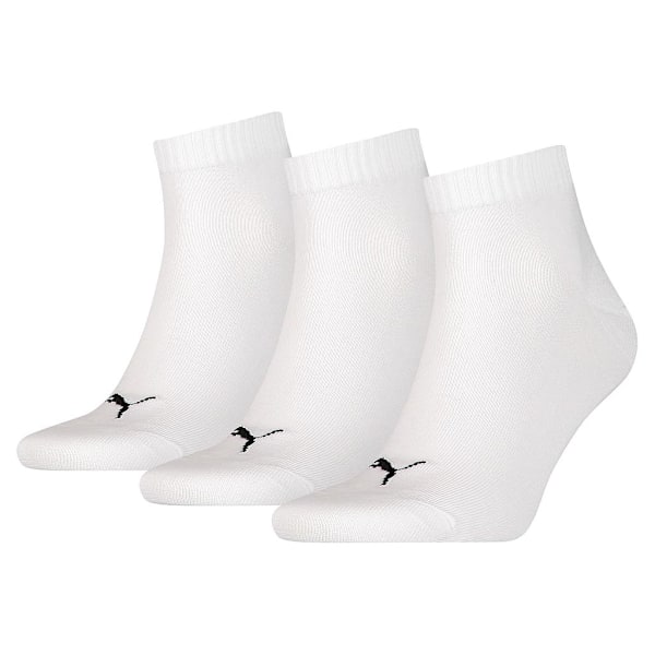 Puma Unisex Quarter Training Ankle Socks (3-pack) 12 U White 12 UK-14 UK