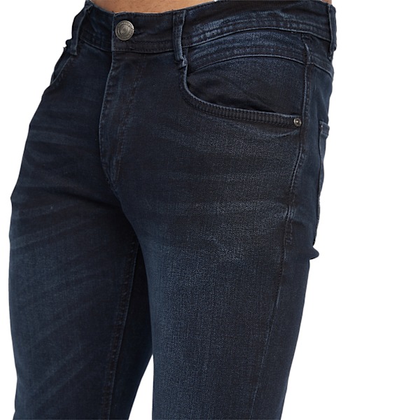 Duck And Cover Maylead Slim Jeans 38L Blå Svart Blue Black 38L