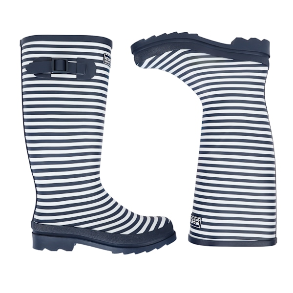 Regatta Dam/Dam Fairweather III Kontrastrandiga Gummistövlar Navy/White 3 UK
