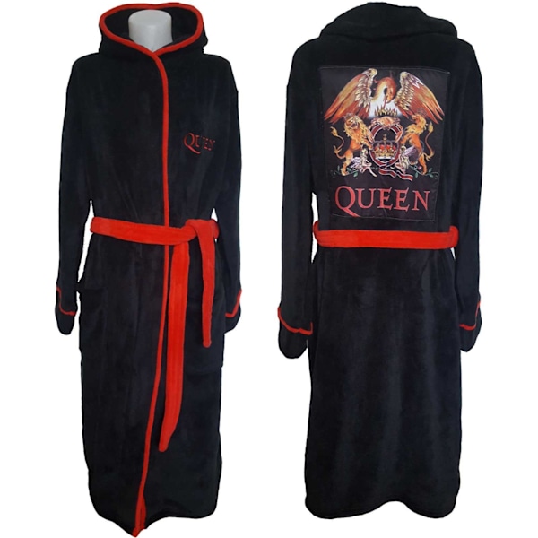 Queen Unisex Vuxen Klassisk Crest Badrock S-M Svart Black S-M