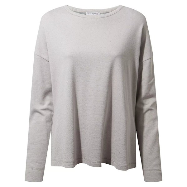 Craghoppers Dam/Kvinnor Forres Långärmad T-shirt 14 UK Lun Lunar Grey Marl 14 UK