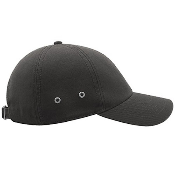 Atlantis Action 6 Panel Chino Baseball Cap One Size Dark Grey Dark Grey One Size