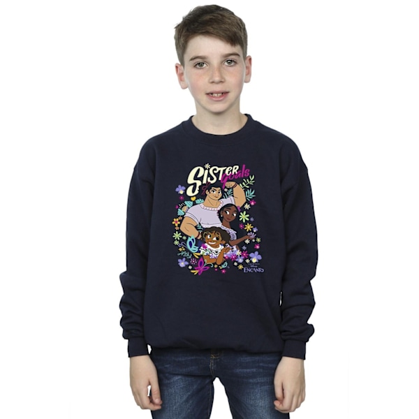 Disney Boys Encanto Sister Goals Sweatshirt 3-4 år Marinblå Navy Blue 3-4 Years