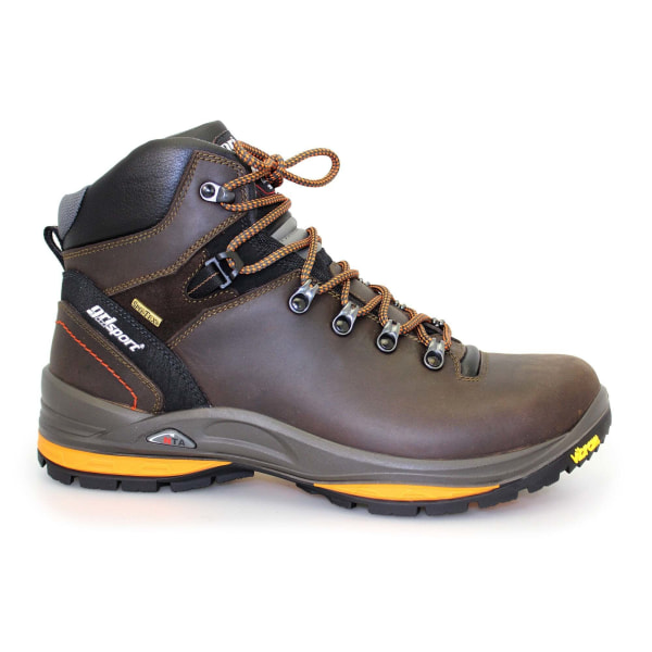 Grisport Mens Saracen Waxy Läder Walking Boots 10 UK Brown/Bl Brown/Black 10 UK