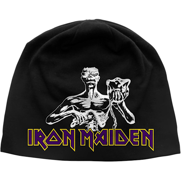 Iron Maiden Unisex Vuxen Seventh Son Beanie One Size Svart/Vit Black/White One Size
