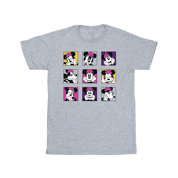 Disney Boys Minnie Mouse Squares T-Shirt 12-13 år Sport Grå Sports Grey 12-13 Years