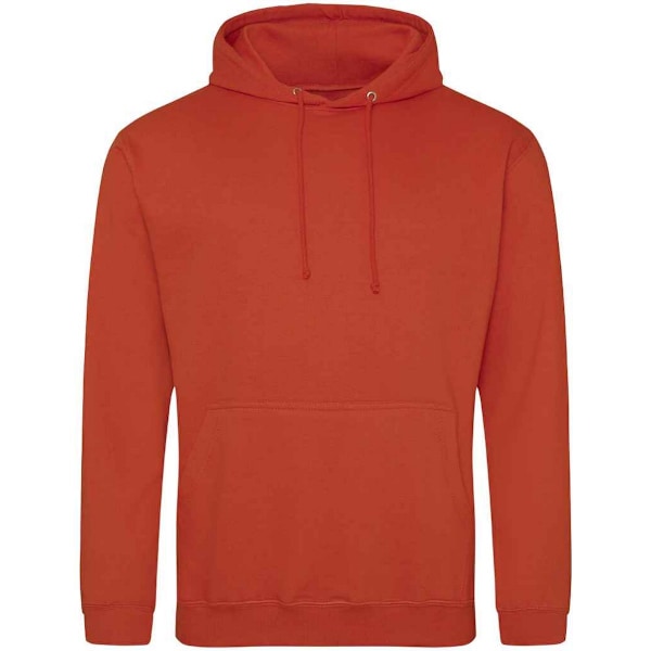 Awdis Unisex Vuxen College Hoodie S Bränd Orange Burnt Orange S