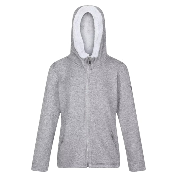 Regatta Dam/Dam Avalynn Marl Full Zip Hoodie 16 UK Storm Storm Grey 16 UK