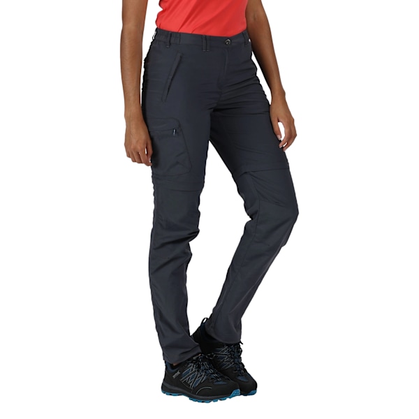 Regatta Chaska II Zip Off Byxor för Kvinnor/Dam Storlek 20 UK L Grå Säl Seal Grey 20 UK L