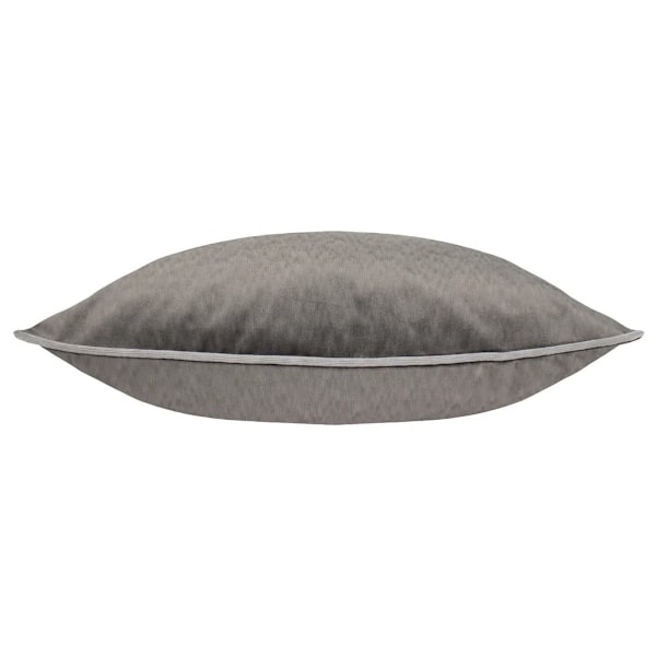 Paoletti Torto Rektangulär Kuddfodral i Sammet 50cm x 50cm Cha Charcoal/Silver 50cm x 50cm