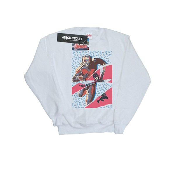 Marvel Mens Avengers Ant-Man And The Wasp Collage Sweatshirt L White L