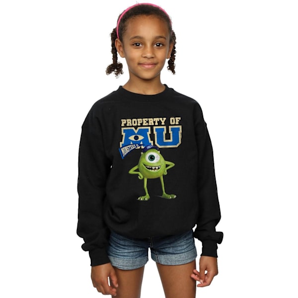 Disney Girls Monsters University Property Of MU Mike Sweatshirt Black 12-13 Years