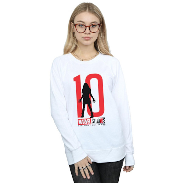 Marvel Studios Dam/Kvinnor 10 År Scarlet Witch Sweatshirt White XXL