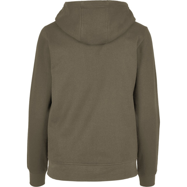 Build Your Brand Dam/Dam Basic Hoodie med Hel Dragkedja 4XL Oliv Olive 4XL