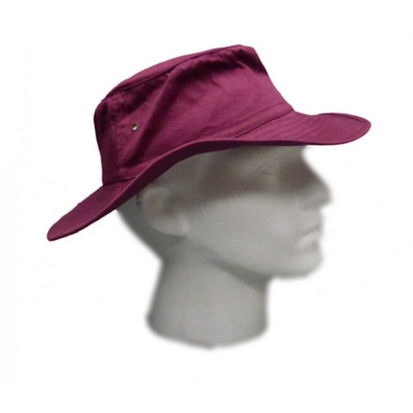 Kookaburra Bred Brim Cricket Bucket Hat L Maroon Maroon L
