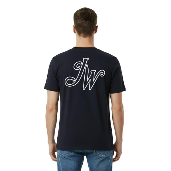 Jack Wills Herr Script T-shirt L Marinblå Navy L