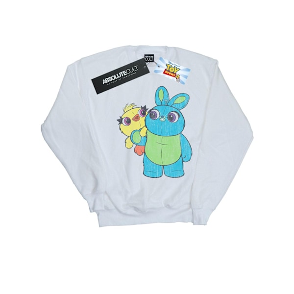 Disney Dam/Kvinnor Toy Story 4 Ducky Och Bunny Distressed Pos Black XXL