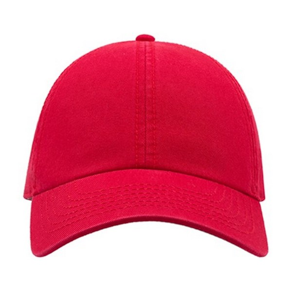 Atlantis Action 6 Panel Chino Baseball Cap One Size Röd Red One Size