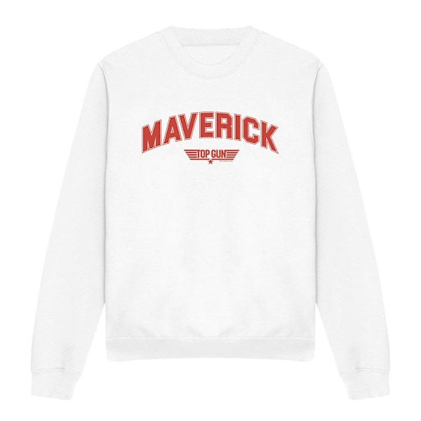 Top Gun Unisex Vuxen Maverick Varsity Sweatshirt L Vit White L