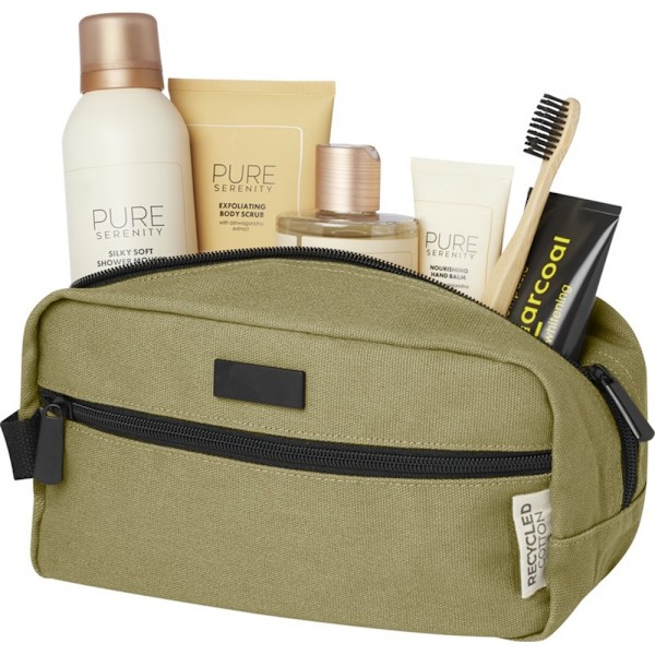 Joey Canvas Återvunnen 3,5L Toalettväska One Size Olive Olive One Size
