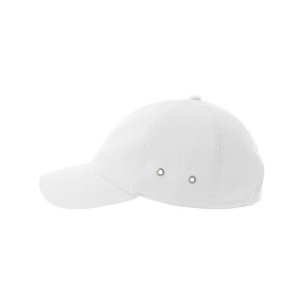 Atlantis Unisex Vuxen Action-S 6-panel Chino Ostrukturerad Baseb White One Size