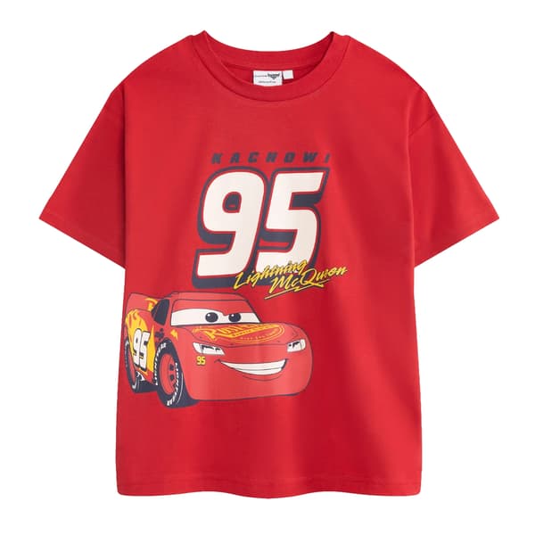 Bilar Pojkar Blixten McQueen Kortärmad T-shirt (2-pack) 7 Multicoloured 7-8 Years