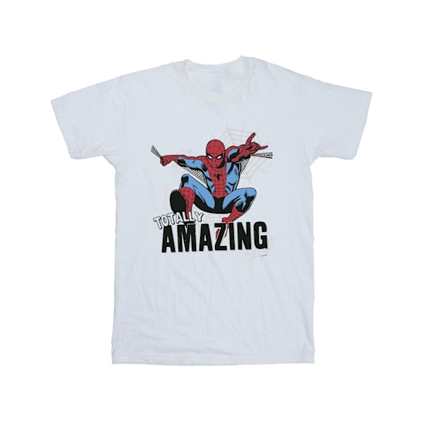 Marvel Boys Spider-Man Amazing T-shirt 12-13 år Vit White 12-13 Years