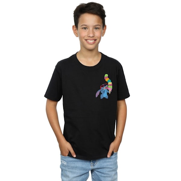 Disney Boys Lilo And Stitch Glass T-Shirt 3-4 År Svart Black 3-4 Years