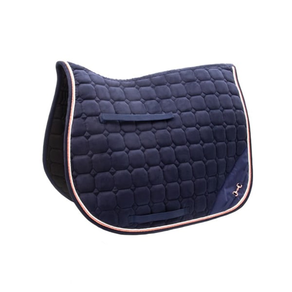 HySPEED On The Bit Mockahäst Sadelunderlag Small Pony Navy/Rose G Navy/Rose Gold Small Pony