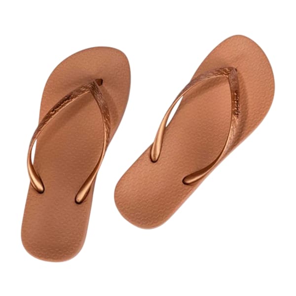 Ipanema Dam Anatomisk Formad Fotbädd Platta Flip-Flops Brown 7 UK