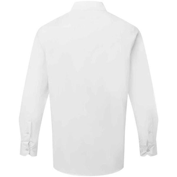 Premier Herr Recyclight Poplin Långärmad Skjorta L Vit White L