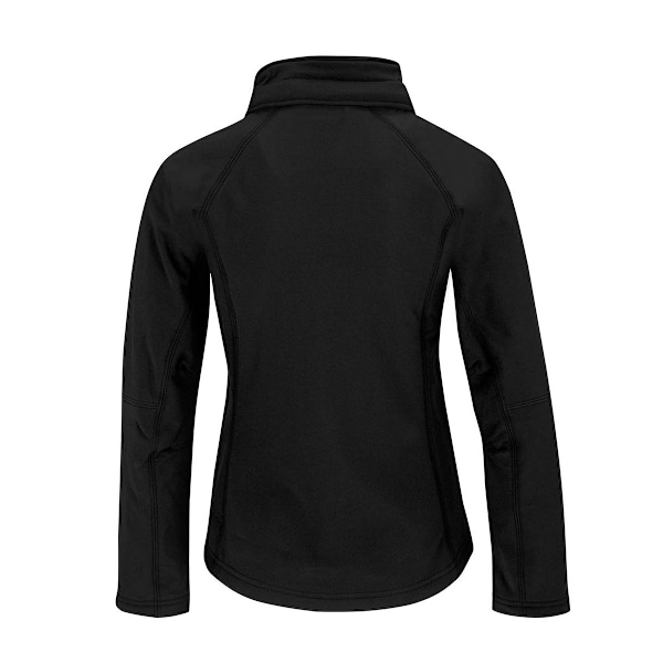 B&C Dam Premium Softshelljacka med huva (vindtät, vattentät och andningsbar) Black L