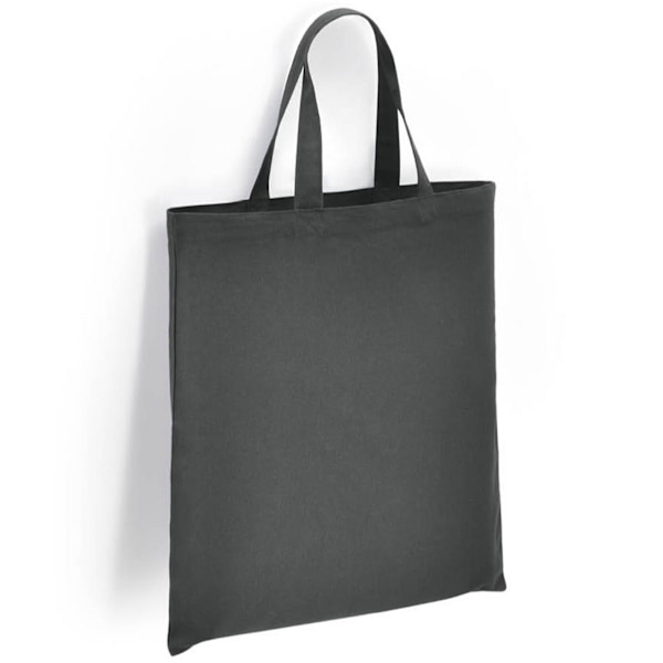 Brand Lab Ekologisk Bomull Kort Handtag Shopper Bag En Storlek Char Charcoal One Size