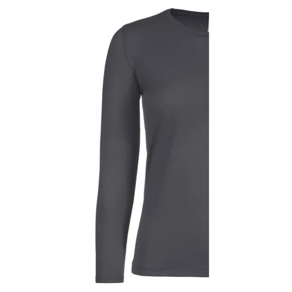B&C Dam #E150 Långärmad T-shirt XXL Mörkgrå Dark Grey XXL