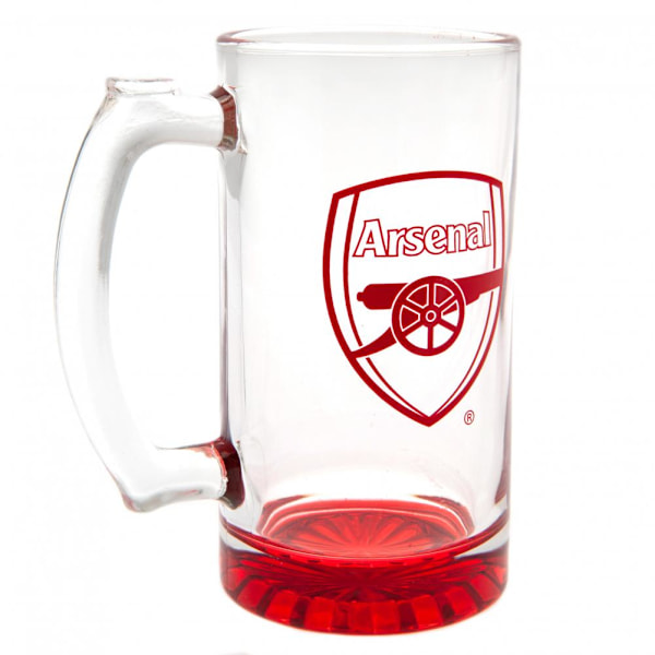 Arsenal FC Stenglas Tankard En Storlek Röd Red One Size